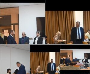 The head of the Iraqi Computer and Informatics Authority visits the Institute of Informatics for Postgraduate Studies.
