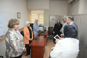 اللجنة الوزارية تتفقد سير الامتحانات في معهد المعلوماتية