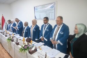 مناقشة أطروحة طالبة الدكتوراه زينب خيون عبدالرضا في معهد المعلوماتية للدراسات العليا