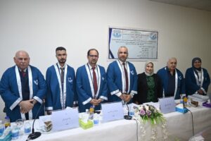 مناقشة اطروحة الدكتوراه في معهد المعلوماتية للدراسات العليا للطالب قتيبة كاظم