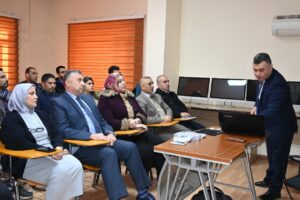 The Institute of Informatics for Graduate Studies hosted Associate Professor and Coordinator of the Master’s Course in Information Technology, Prof. Dr. Adi Dakhel Hassan Al-Jariou.
