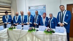 مناقشة اطروحة الدكتوراه للطالب (علي حاكم جبر) في معهد المعلوماتية للدراسات العليا